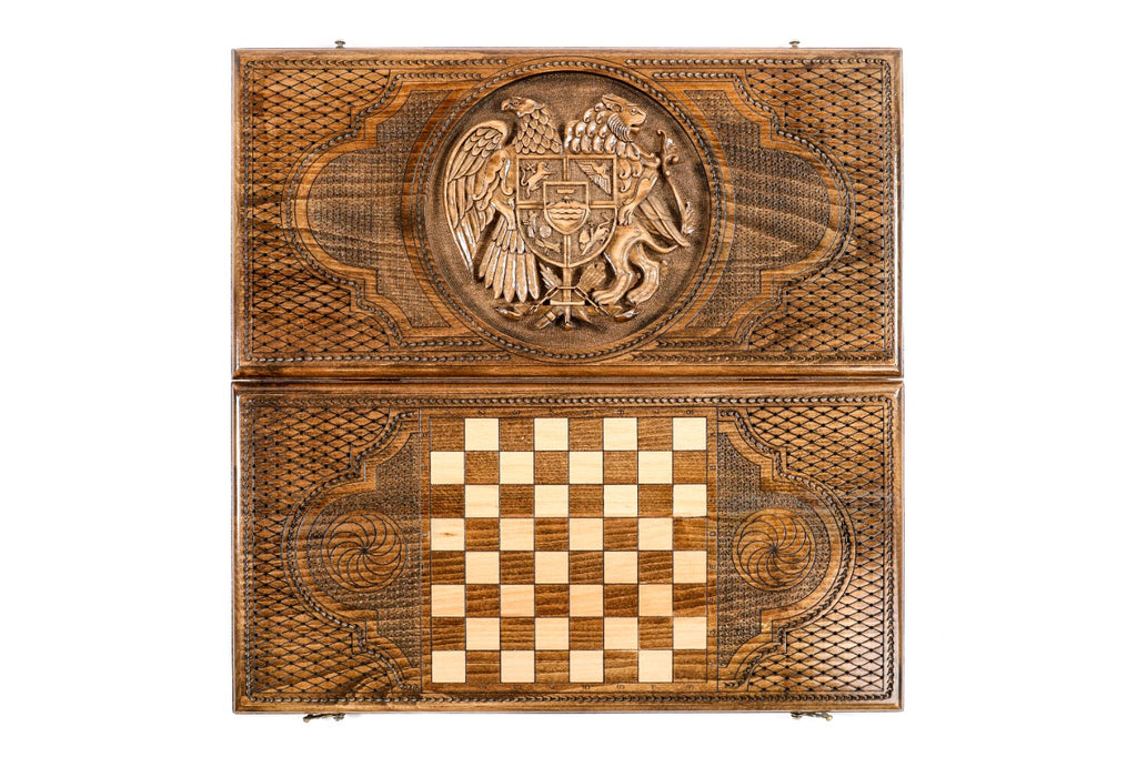 Backgammon Board - Coat of Arms of Armenia - Unumperfectus