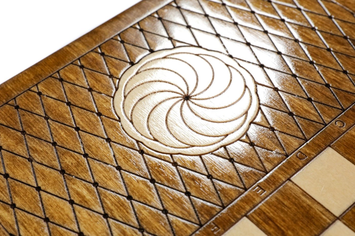 Ararat Wooden Backgammon Board Classic 19.7" | 50 cm - Unumperfectus