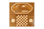 Ararat Classic backgammon board - corner detail of the board