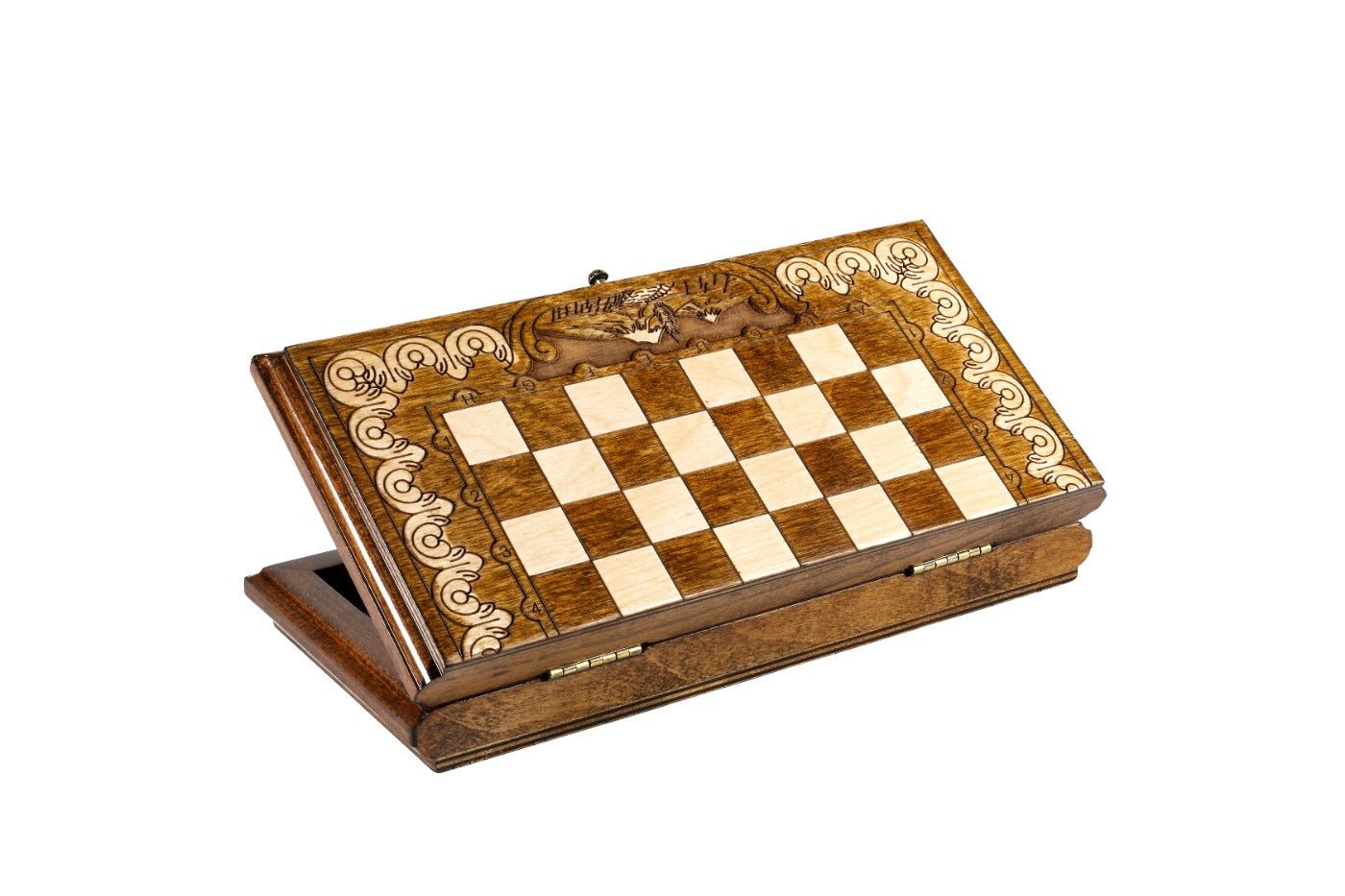 Classic Ornamental Chess Set & Backgammon Board 11.8" | 30 cm - Unumperfectus
