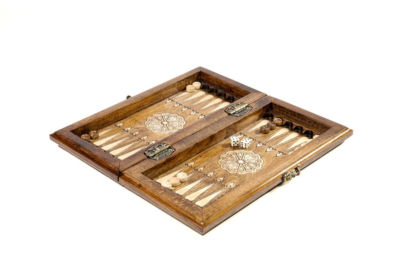 Classic Ornamental Chess Set & Backgammon Board 11.8" | 30 cm - Unumperfectus