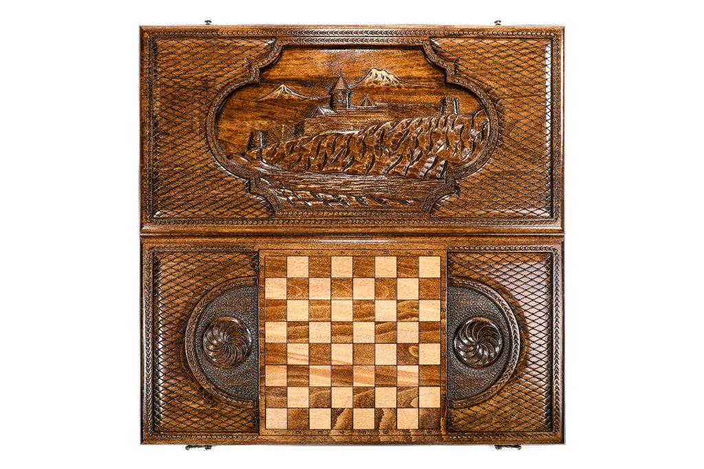 Backgammon Board - Khor Virap Monastery - Unumperfectus