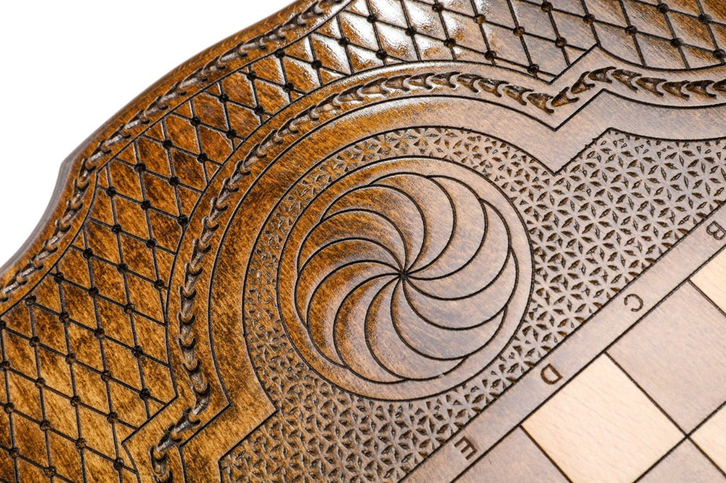 Backgammon Board - Vardan Mamikonyan Wooden Design - Unumperfectus
