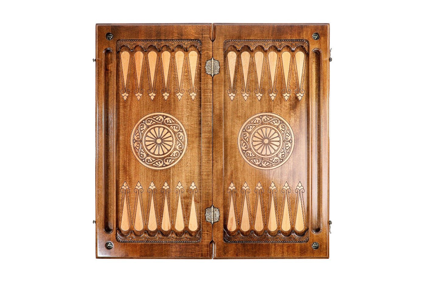 Backgammon Board - Noravank Monastery Wooden Design - Unumperfectus