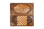 Noravank Monastery Design backgammon board - corner detail of the board