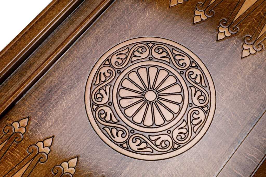 Backgammon Board - Noravank Monastery Wooden Design - Unumperfectus