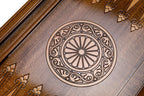 Noravank Monastery Design backgammon board - carrying case and accessories
