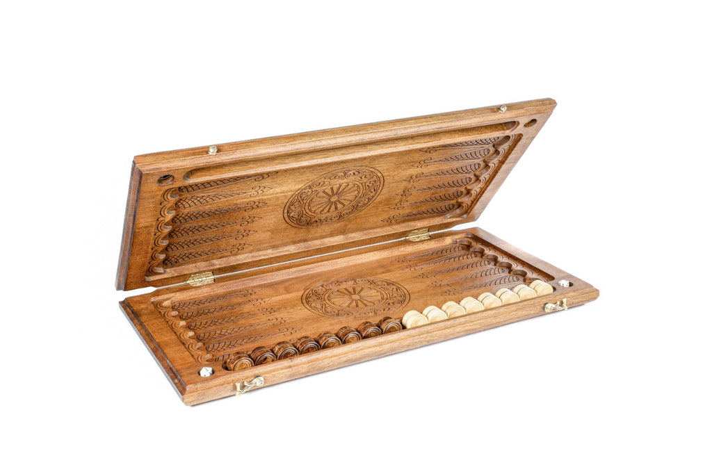 Backgammon Board - Eternity Arevakhach Wooden Classic - Unumperfectus