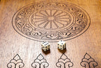 Eternity Arevakhach Classic backgammon board - close-up of the playing surface