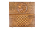 Eternity Arevakhach Classic backgammon board - corner detail of the board