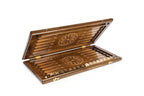 Lion Classic backgammon board - closed cover detail