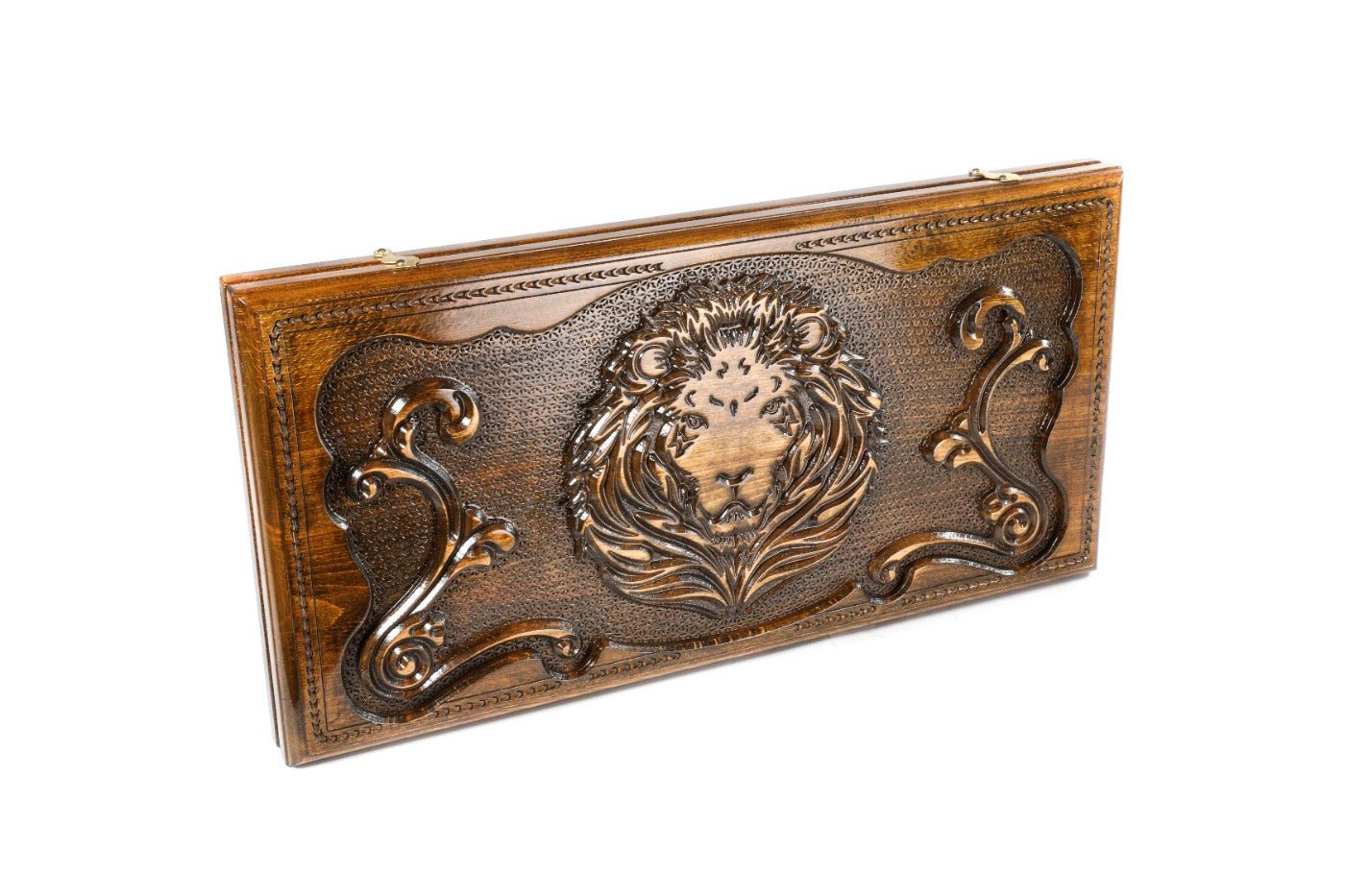 Wooden Backgammon Board Lion Classic 23.6" | 60 cm - Unumperfectus
