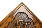 Lion Classic backgammon board - side profile showing the craftsmanship