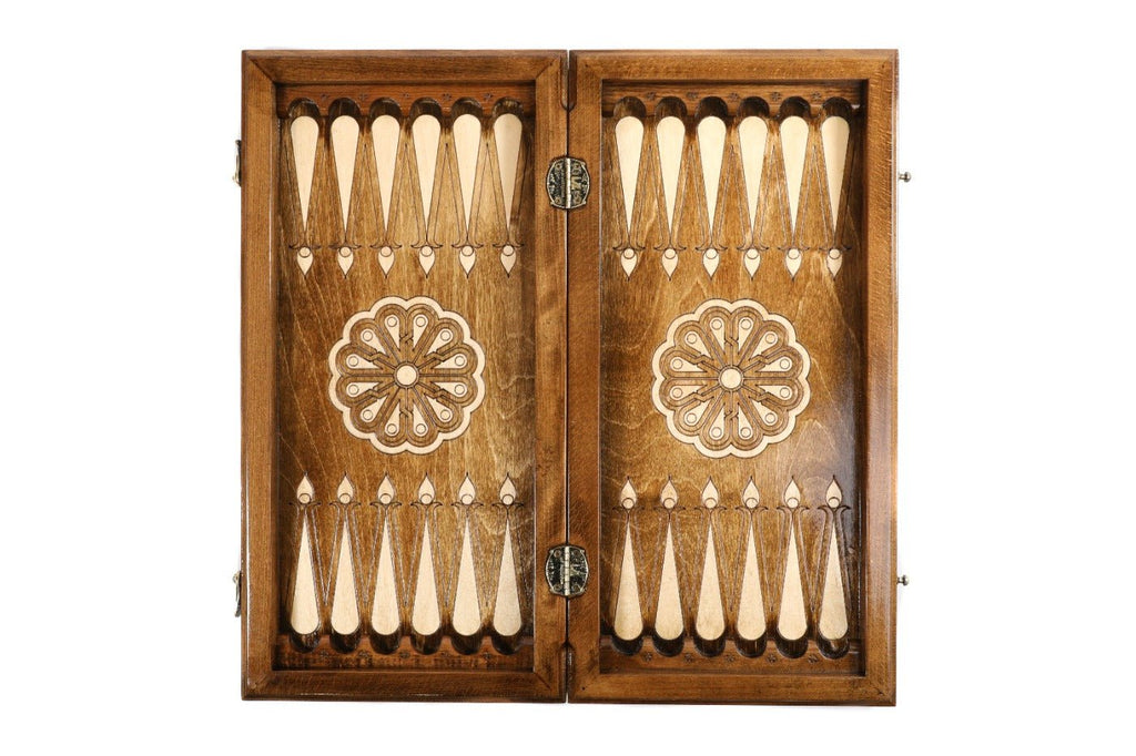 Ornamental Classic Chess Set & Backgammon Board 19.7" | 50 cm - Unumperfectus