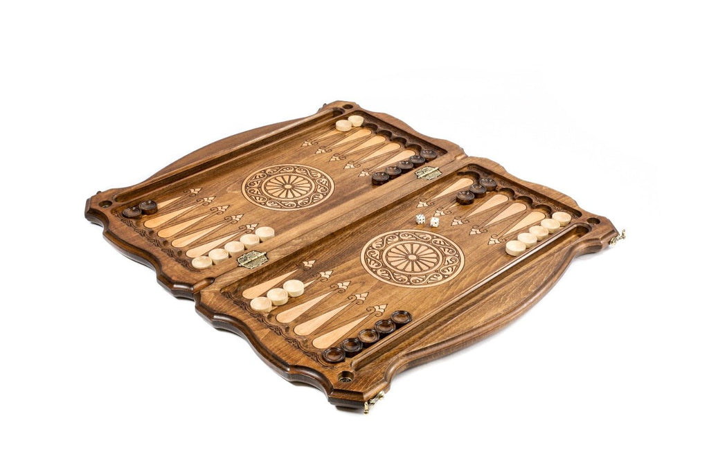 Interior view of the open board highlighting the mirror-polished professional playing surface.