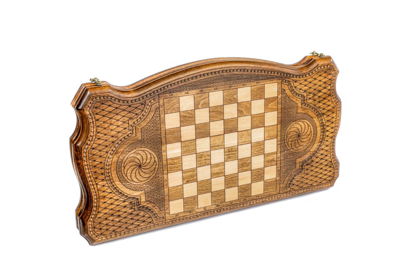 Backgammon Board - Deer Spirit Wooden Design - Unumperfectus