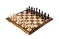 Classic wooden chess set and backgammon board made of solid beech wood 19.7 inch