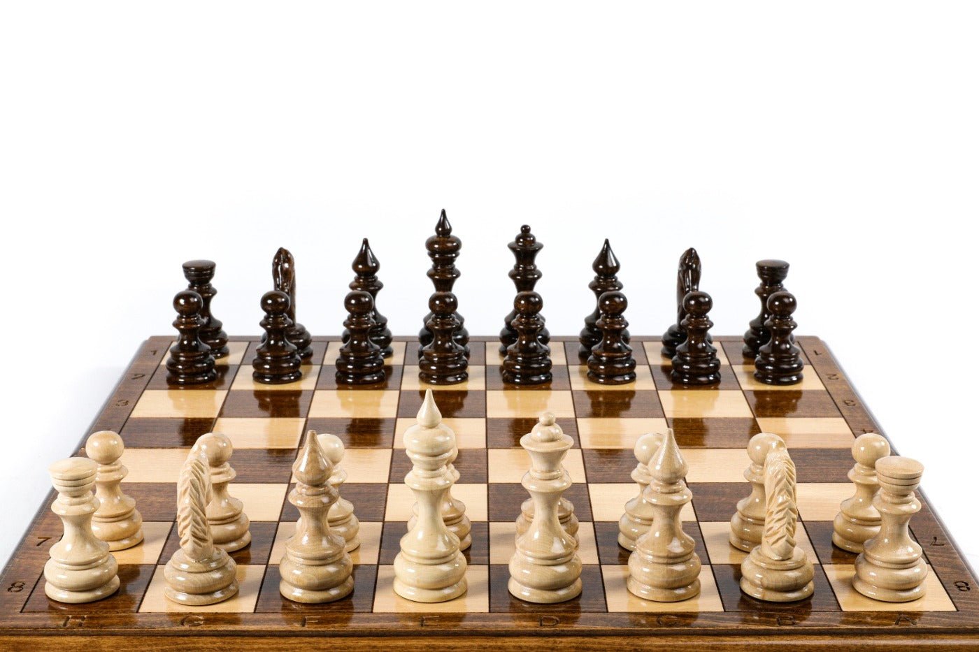 Wooden Classic Chess Set & Backgammon 50 cm | 19.7" - Unumperfectus