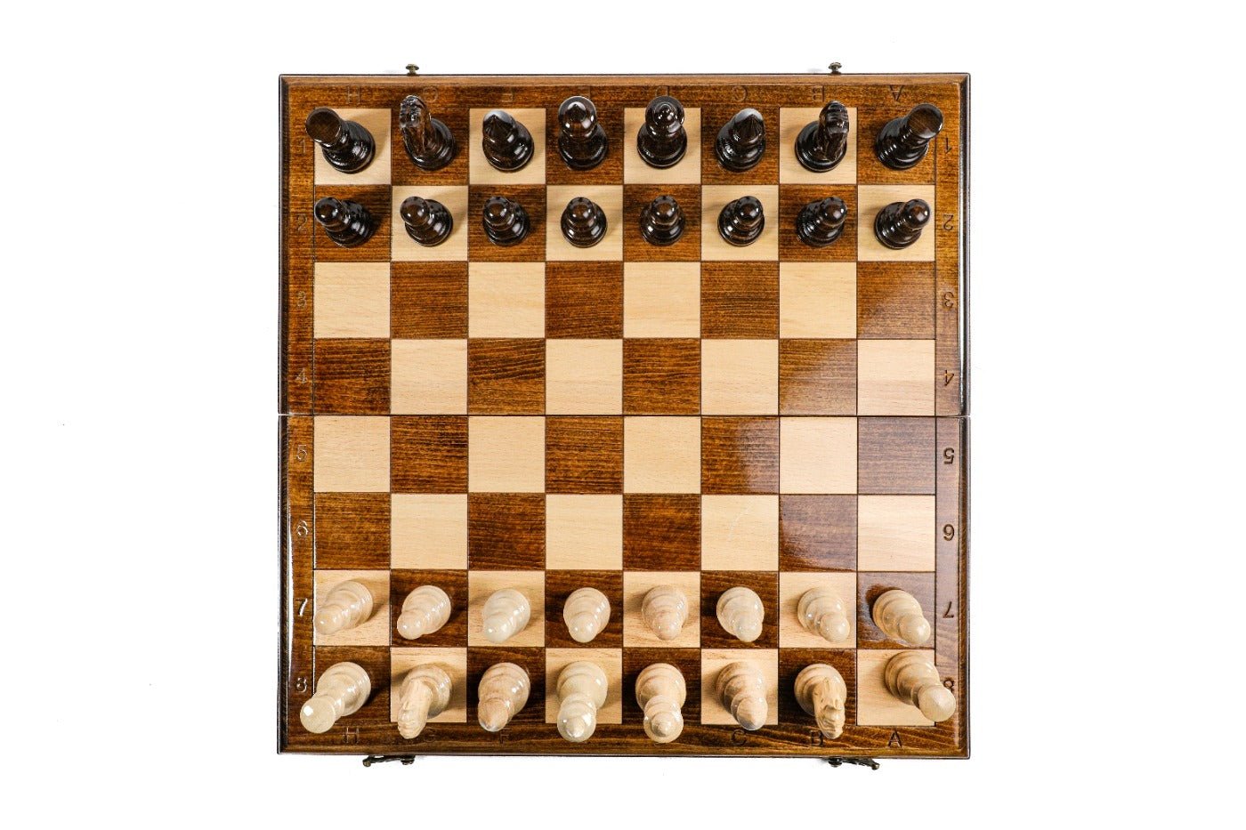 Wooden Classic Chess Set & Backgammon 50 cm | 19.7" - Unumperfectus