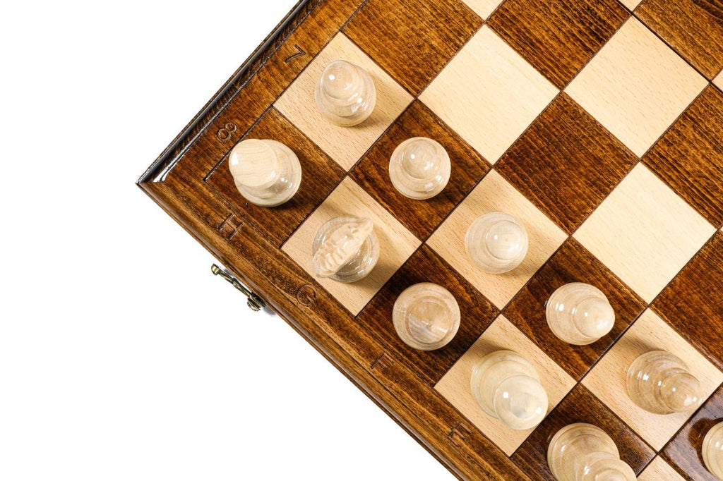 Wooden Classic Chess Set & Backgammon 50 cm | 19.7" - Unumperfectus