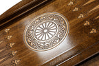 Coat of Arms of the Russian Federation backgammon board - carrying case and accessories