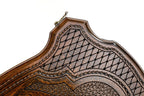 Georgia Coat of Arms Design backgammon board - side profile showing the craftsmanship