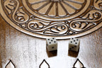 Ornamental Design backgammon board - angled view