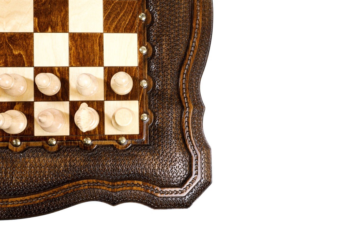 Wooden Carved Table Chess Set 23.6" | 60 cm - Unumperfectus
