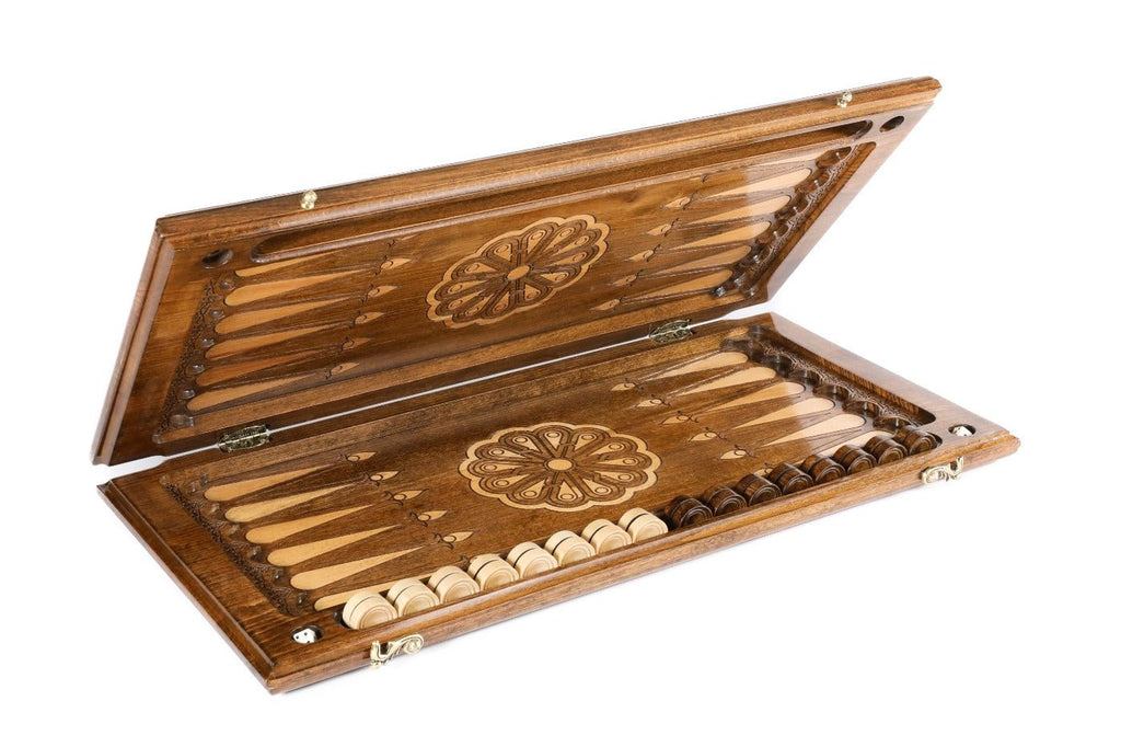 Wooden Backgammon Board Classic 23.6" | 60 cm - Unumperfectus