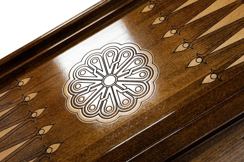 Wooden Backgammon Board Classic 23.6" | 60 cm - Unumperfectus