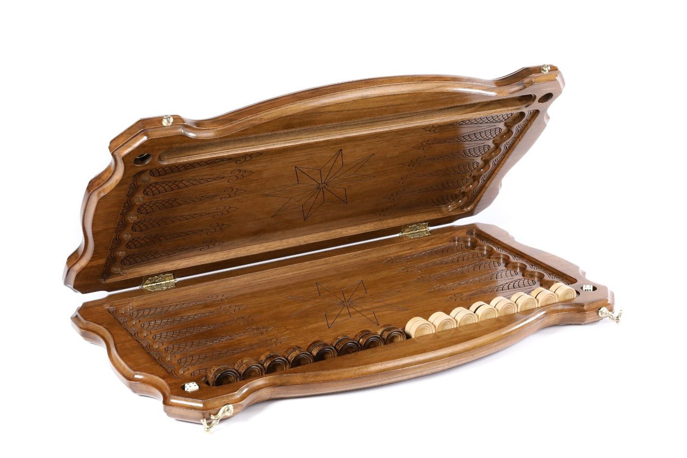Backgammon Board - Octagram Contour Edition - Unumperfectus