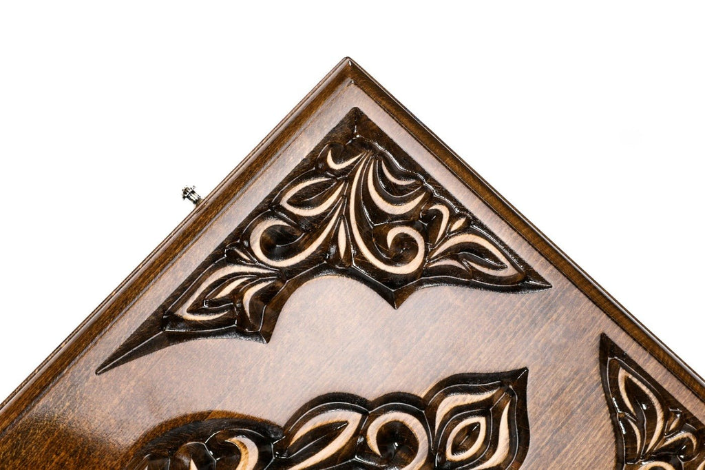 Wooden Backgammon Board Rococo Classic 23.6" | 60 cm - Unumperfectus