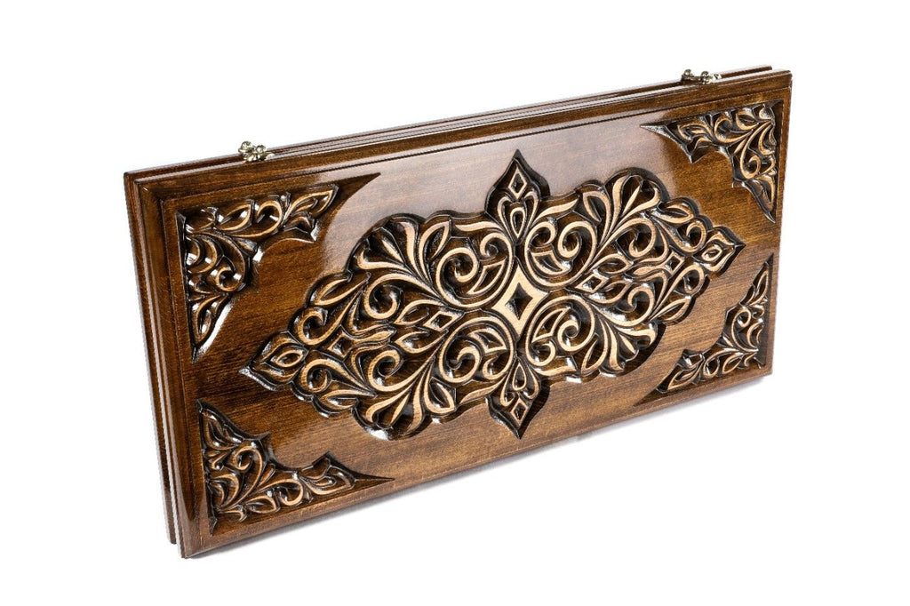 Wooden Backgammon Board Rococo Classic 23.6" | 60 cm - Unumperfectus