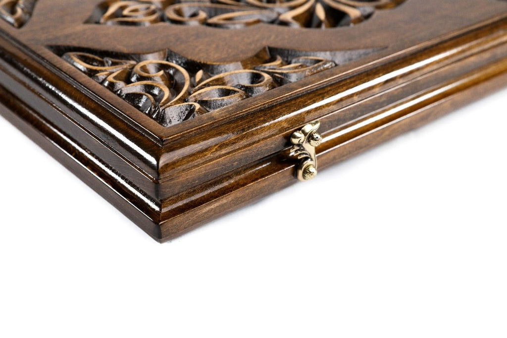Wooden Backgammon Board Rococo Classic 23.6" | 60 cm - Unumperfectus