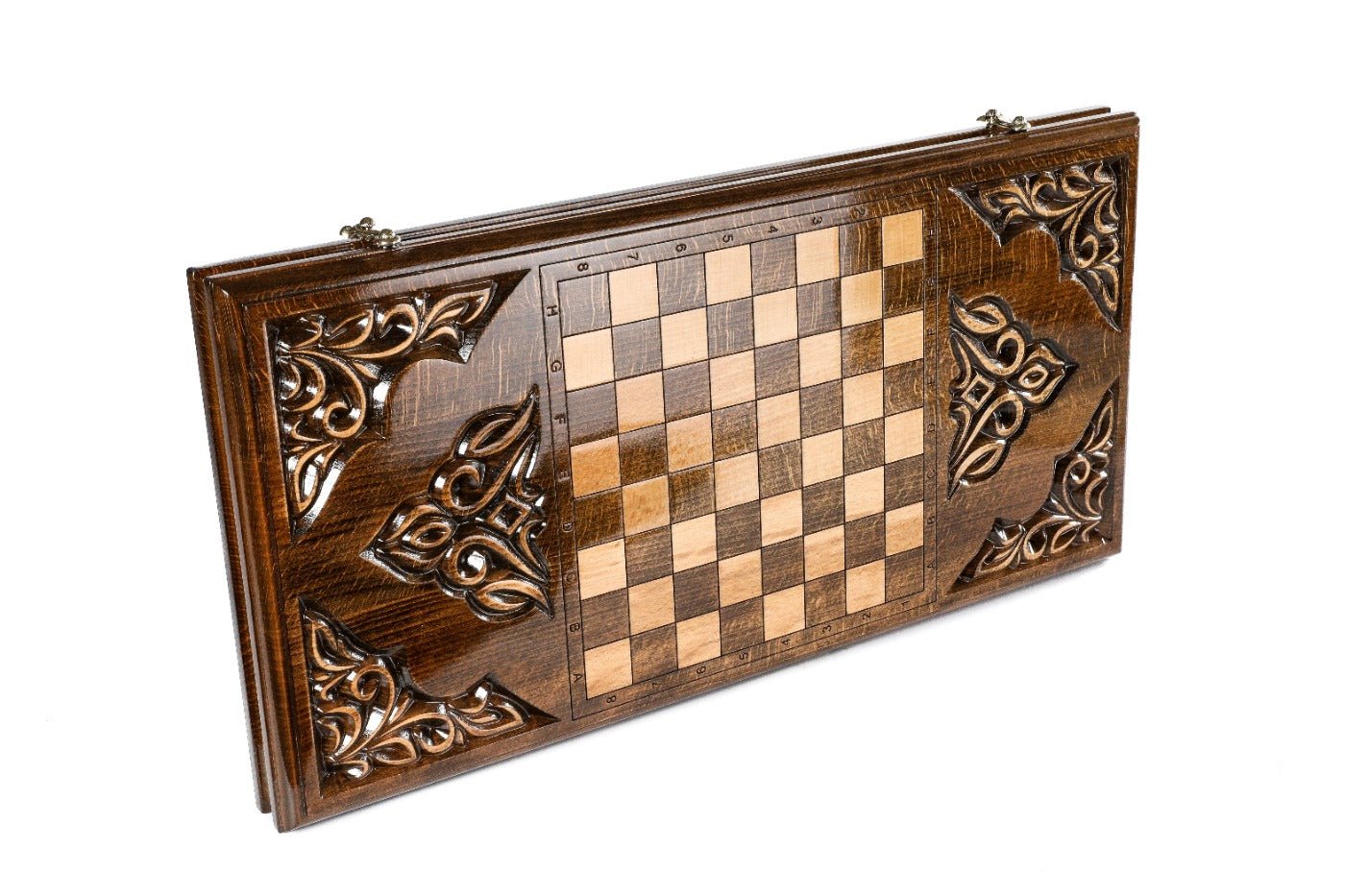 Wooden Backgammon Board Rococo Classic 23.6" | 60 cm - Unumperfectus