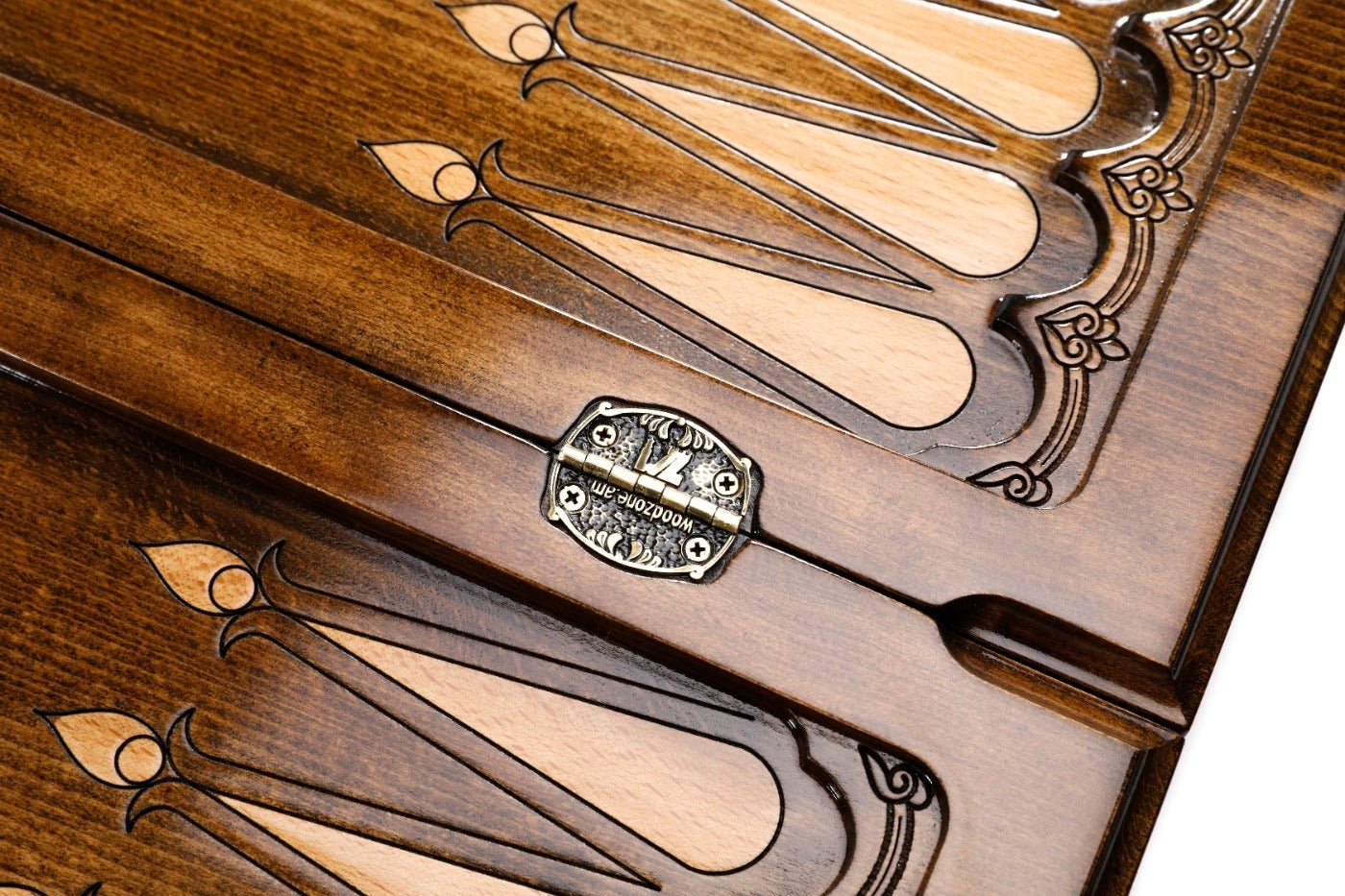 Wooden Backgammon Board Rococo Classic 23.6" | 60 cm - Unumperfectus