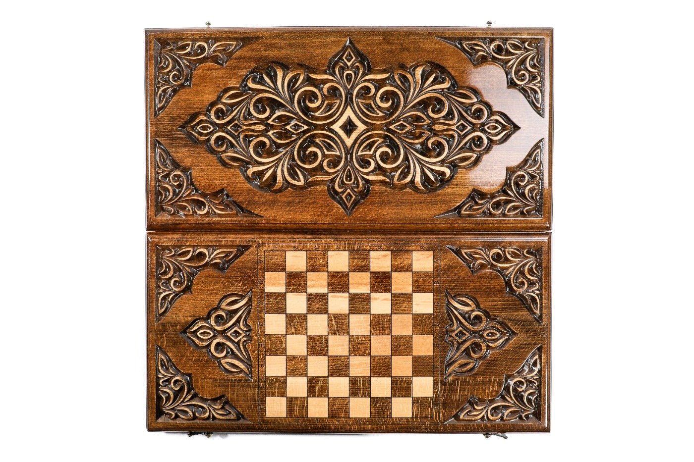 Wooden Backgammon Board Rococo Classic 23.6" | 60 cm - Unumperfectus