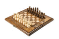 classic wooden chess set ARMENIA engraved with grape design