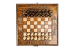 Classic ARMENIA Engraved and Grape Design chess set - carrying case included