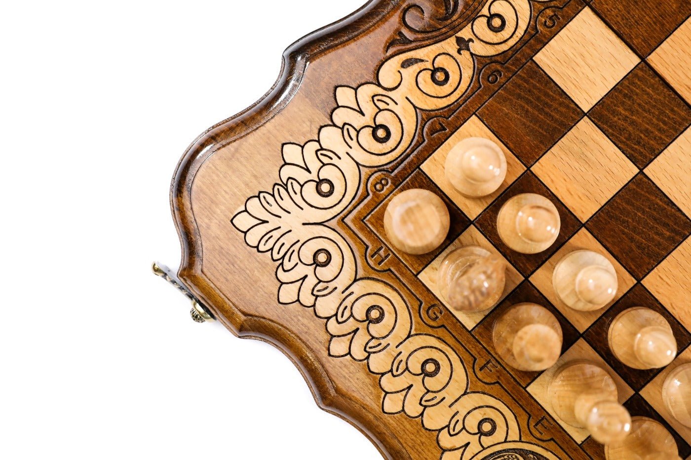 Armenian Ornamental Chess Set & Backgammon Board 15.7" | 40 cm - Unumperfectus