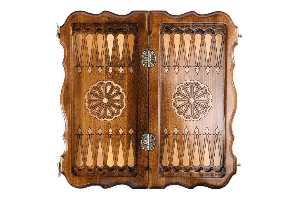 Armenian Ornamental Chess Set & Backgammon Board 15.7" | 40 cm - Unumperfectus
