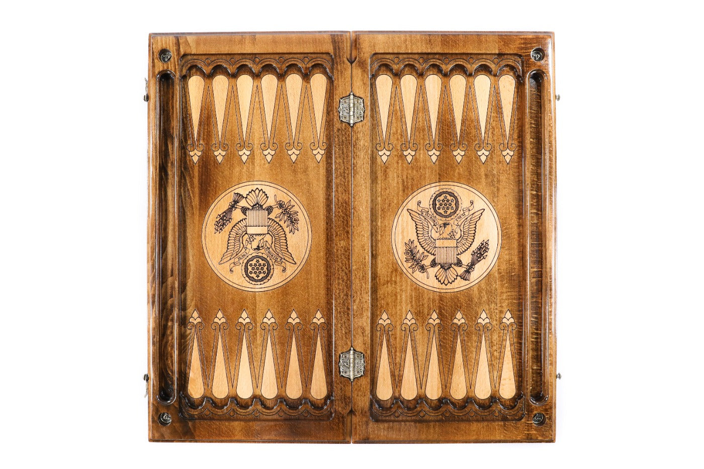 Backgammon Board - 100 Dollar Bill - Unumperfectus