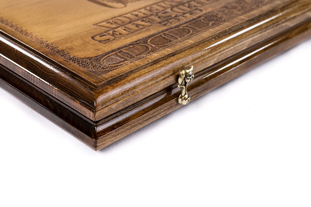 Backgammon Board - 100 Dollar Bill - Unumperfectus