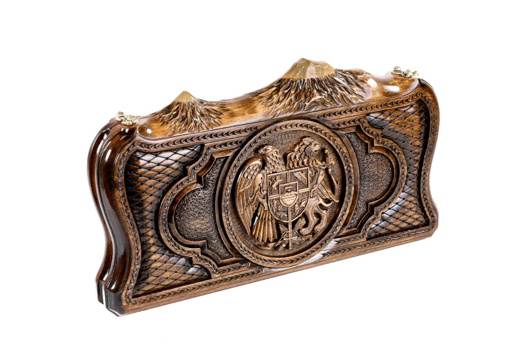 Backgammon Board - Coat of Arms of Armenia - Unumperfectus