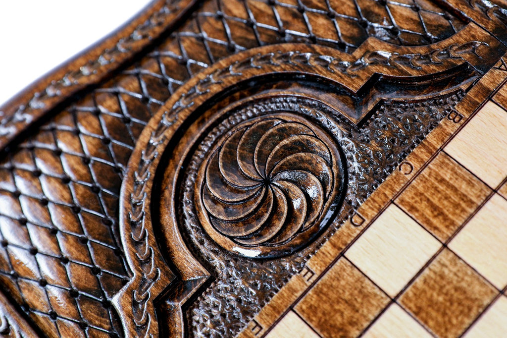 Backgammon Board - Coat of Arms of Armenia - Unumperfectus