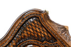Coat of Arms of Armenia backgammon board - side profile showing the craftsmanship