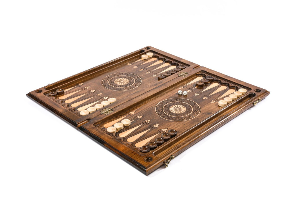Interior view of the open board highlighting the mirror-polished professional surface.