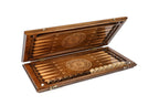 Ornamental Classic Edition backgammon board - closed cover detail