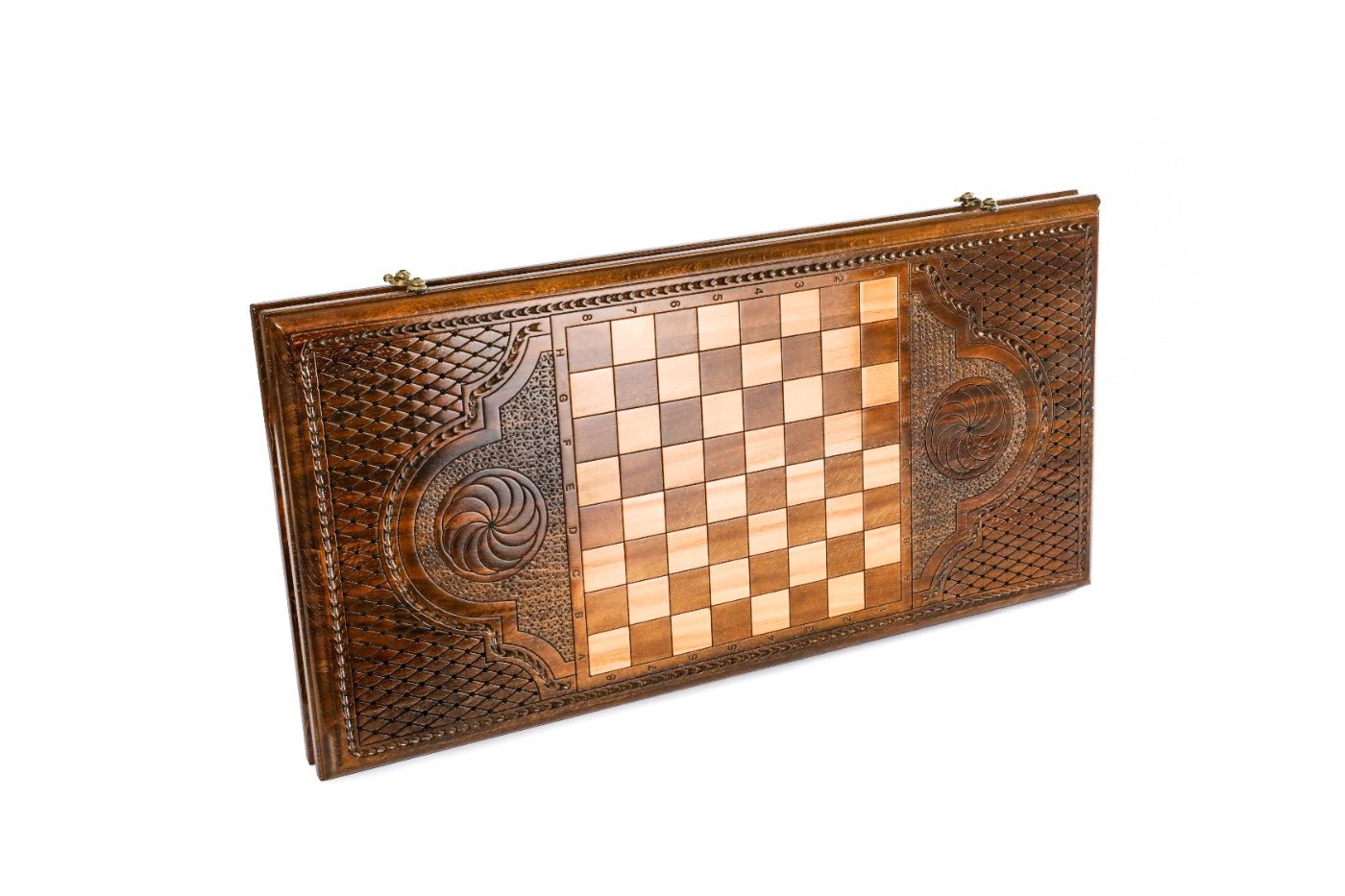 Backgammon Board - Ornamental Wooden Classic Edition - Unumperfectus