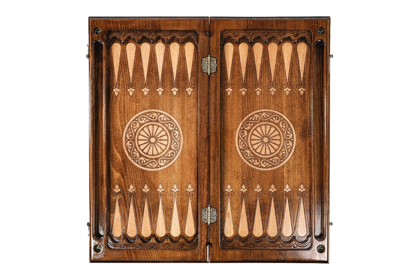 Backgammon Board - Ornamental Wooden Classic Edition - Unumperfectus